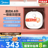 美的（Midea）【8年质保】电热水器小厨宝6.6L出水36L一级能效洗碗洗菜热水器厨房热水宝国家补贴F6.6-20CB(ES)