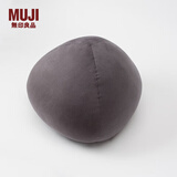 无印良品（MUJI） 可当成腰垫使用的 柔软靠垫 抱枕 腰托腰靠 靠枕教师节礼物 炭灰色 35*35*35cm