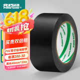 北极熊（Polar bear）PVC地线贴地胶带 黑色48mm*33m 1卷装 警戒划线地面5S定位安全彩色警示胶带 PVC-048B