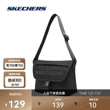 斯凯奇Skechers男女款单肩包L123U049 碳黑/0018 均码