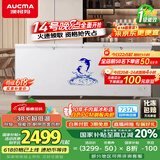澳柯玛（AUCMA）737升家用大容量冰柜 卧式大冰箱 冷藏冷冻单温冷柜 商超雪糕柜 一级能效 BC/BD-737TC 国家补贴