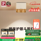 Paulmann P德国柏曼护眼明装斗胆灯客厅卧室餐厅全光谱防眩格栅射灯无主灯 【四灯】4000K-38°-明装