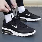 耐克（NIKE）男鞋 2026夏季新款运动鞋男AIR MAX透气垫鞋网面鞋男休闲鞋跑步鞋 【新品】005-黑色白勾/晒图退10 42 （内长265mm）