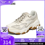 斯凯奇（Skechers）男鞋夏季厚底增高老爹鞋复古运动鞋舒适透气软底户外休闲鞋237121