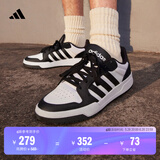 adidas ENTRAP休闲舒适运动板鞋少年感复古篮球鞋男女阿迪达斯   白色/黑色   42
