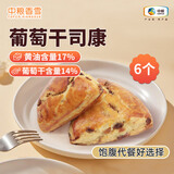 中粮香雪黄油葡萄干司康早餐代餐零食下午茶75g*6 葡 萄干司康75g*6