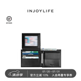 INJOYLIFE男士钱包新款头层牛皮短款钱夹相片位大容量零钱包情人节礼物 黑色