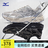美津浓（MIZUNO）【RACER S】软底轻便运动跑步鞋男女同款缓震透气休闲慢跑鞋 18/脏脏银 38 (240mm)