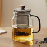 鑫尚铭 泡茶壶玻璃茶壶茶水分离耐高温沏茶壶红茶道杯功夫茶壶泡茶套装 【升级容量】安沐壶950ml