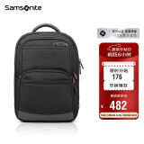 新秀丽（Samsonite）电脑包双肩包商务背包笔记本包休闲都市36B*09009黑色15英寸