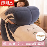 南极人加厚仿羊羔绒冬被 牛奶绒单人学生宿舍秋冬棉被芯5斤 150*200cm