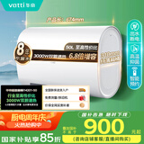 华帝（VATTI）国家补贴50升电热水器超薄双胆扁桶3000w双管速热6.8倍增容出水断电 DDF50-i14201以旧换新