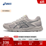 亚瑟士ASICS男鞋网面跑鞋缓震透气运动鞋轻量跑步鞋GEL-CONTEND 4 灰色/蓝色 42.5