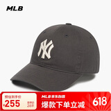 MLB帽子男女软顶棒球帽虞书欣明星同款运动鸭舌帽3ACP6601N-50CGS-F