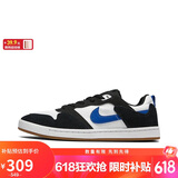 耐克NIKE男女通款板鞋缓震SB ALLEYOOP运动鞋CJ0882-104白黑42