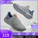 斯凯奇（Skechers）男鞋夏季软底轻便运动鞋跑步鞋厚底舒适透气休闲鞋健步鞋65867