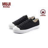 无印良品（MUJI）男女通用不易疲劳不易沾水运动鞋无性别男款女款小白鞋帆布鞋鞋子 黑色 37 /235mm（尺码偏大拍小一码）