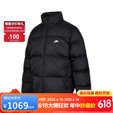 耐克（NIKE）男 AS M NK CLUB TF PUFFER JKT DWN 羽绒服FZ5029-010/黑色 L