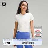 lululemon丨All It Takes女士运动 T恤 *罗纹Nulu™ 速干 LW3GV0S 骨白 XXS /2