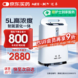 迈卓（MED·JOY）医用制氧机5L家用吸氧机老人氧气机氧气呼吸+制氧一体机带雾化