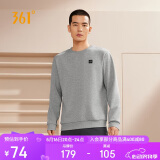 361°卫衣男士春秋季圆领运动休闲服外套长袖套头上衣652334801D-2