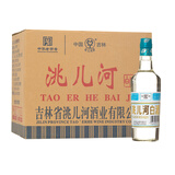 洮儿河（TAOERHE）高梁原浆 白标 浓香型纯粮食白酒东北名酒口粮酒 白标48度450ml*12瓶整箱