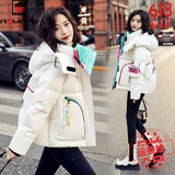 AEMAPE 白鸭绒羽绒服女2025春秋冬季新款韩版时尚气质外套上衣女装 MX-6099_米白色_主色白鸭绒 M _推荐_125-150斤左右