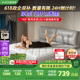 顾家家居床垫高纯度乳胶独袋弹簧床垫席梦思床垫1.8X2米M0001J梦想垫