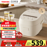 东芝（TOSHIBA）三维加热健康酵活4L电饭煲 智能米量判定 24H抗菌保温 鲜米煲系列 RC-15DHUC(WY)