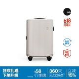 ITO行李箱20英寸拉杆箱大容量密码商务旅行轻便登机箱PISTACHIO烟白