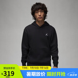 Jordan男连帽卫衣/套头衫 针织加绒 运动休闲FJ7775-010黑色XL