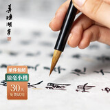 善琏湖笔毛笔套装文房四宝国画书法楷书行草写意工笔蝇头小楷抄经软笔 推荐-净狼毫小楷（中号单支）