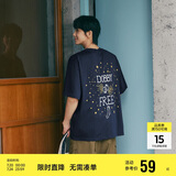 森马（Semir）哈利波特联名短袖t恤男25夏情侣宽松上衣109325100224