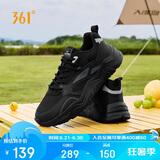 361°运动鞋男夏季网面复古户外增高厚底休闲老爹鞋子男672426763F-4