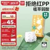 巴布豆（BOBDOG）新菠萝纸尿裤S号44片(4-8KG)婴儿尿不湿【品牌直供 安心品质】