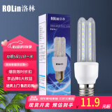 洛林（ROLin）led灯泡节能灯U型灯管玉米灯 e27大螺口大功率超亮灯泡9W白光