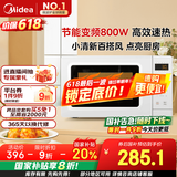 美的（Midea）变频小清新微波炉 液晶屏幕 磨砂面板 小型20L家用 匠心工艺（PM2002）