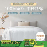 博洋家纺 络逸 A类抑菌100%蚕丝被 春秋被子 约4.6斤220*240cm