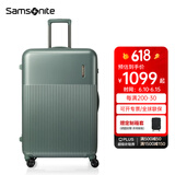 新秀丽（Samsonite）行李箱拉杆时尚轻盈旅行密码箱防刮耐磨大学生男女箱子\DK7 石板绿|哑光【全球3年联保】 20英寸 |2.78kg|容量36L|无侧提手
