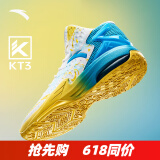 安踏（ANTA）KT3 Team｜篮球鞋男汤普森夏季中帮透气防滑减震学生实战运动鞋子 【1代】安踏白/氯蓝-1 43 (270mm)