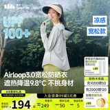 蕉下（beneunder）防晒衣女宽松百搭防紫外线出行AL417浅炭灰均码