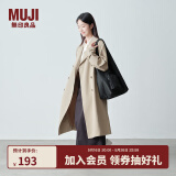 无印良品（MUJI） 不易沾水 单肩包 手提包 三角包 腋下包 托特包 包包女包 黑色 4A