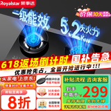荣事达（Royalstar）燃气灶 双灶煤气灶 家用天然气液化气炉具 猛火鸳鸯灶 (天然气)猛火鸳鸯+红点防烫
