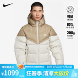 耐克NIKE羽绒服男短款WR 650-D FLD外套FB8178-247美拉德卡其XL