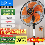 长城（CHANGCHENG）电风扇工业落地扇18吋五叶商务风扇商用工业扇立式摇头电扇家用风扇交流定频风扇FS-45(2)II