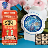 卡西欧（CASIO）手表女G-SHOCK和BABY-G系列运动石英表送女生礼物学生送人 BGA-190GL-7B海洋蓝