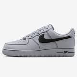 耐克NIKE男子休闲板鞋空军一号 AIR FORCE 1运动鞋HQ2037-004黑灰42
