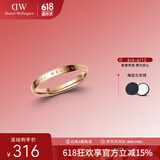 丹尼尔惠灵顿（DanielWellington）dw戒指女饰品情侣戒指玫瑰金生日礼物送女友DW00400020