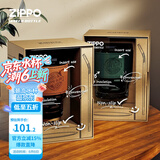ZIPPO 玻璃杯美式复古茶杯带吸管高颜值咖啡杯夏季便携水杯送礼物 组合装（茶色+墨绿）340ml