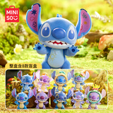 名创优品（MINISO）迪士尼史迪奇百变潮酷盲盒手办桌面摆件玩具周边生日礼物男女单盒